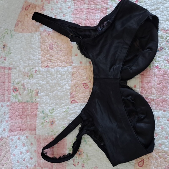 Glamorise 46C front closure underwire bra New, Black - Picture 10 of 17